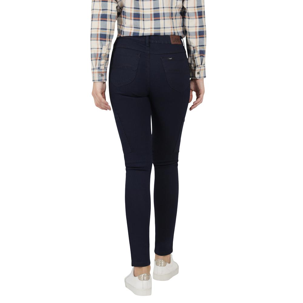 Foto 4 pulgar | Jeans Mujer Lee Skinny Fit 382 Azul Marino