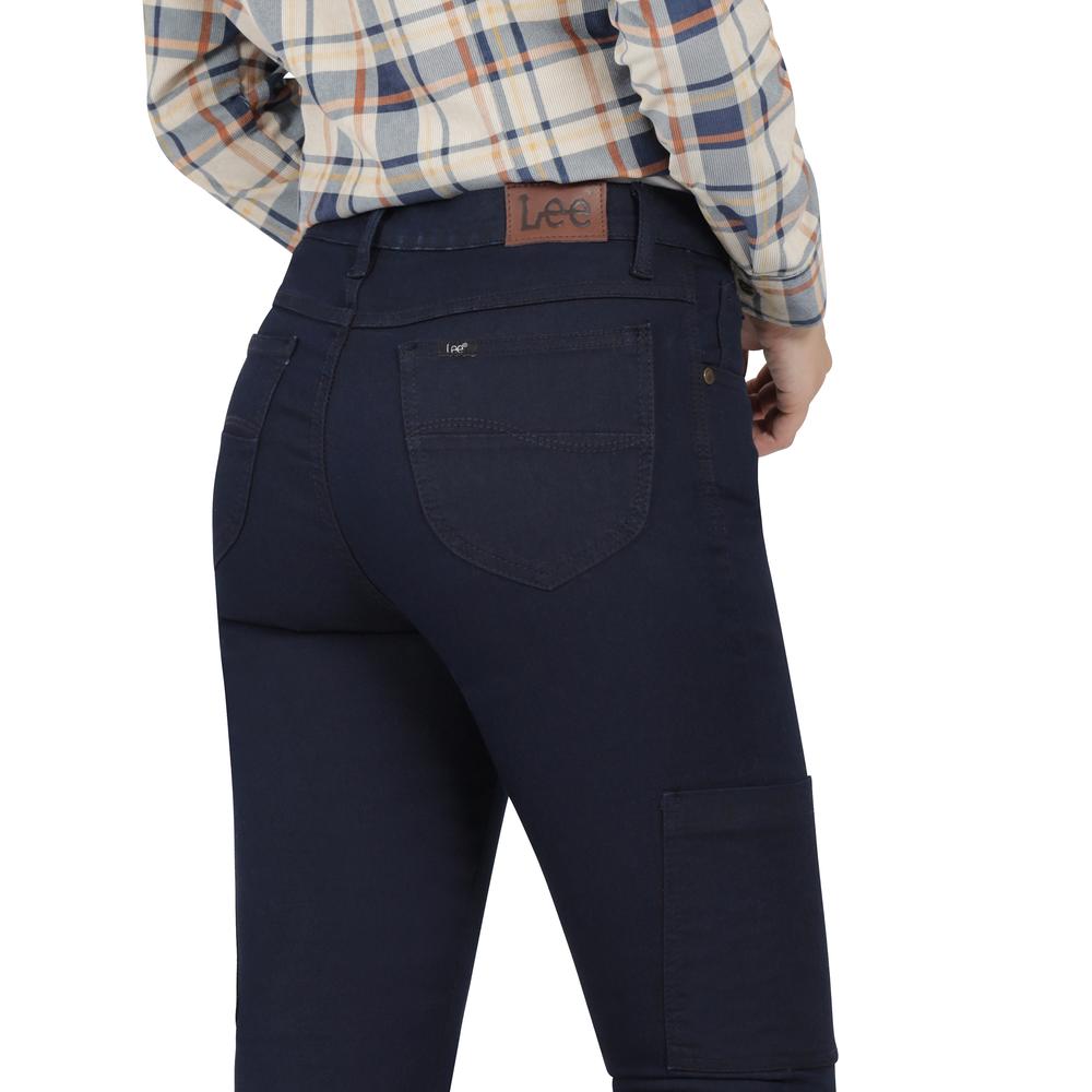 Foto 6 pulgar | Jeans Mujer Lee Skinny Fit 382 Azul Marino
