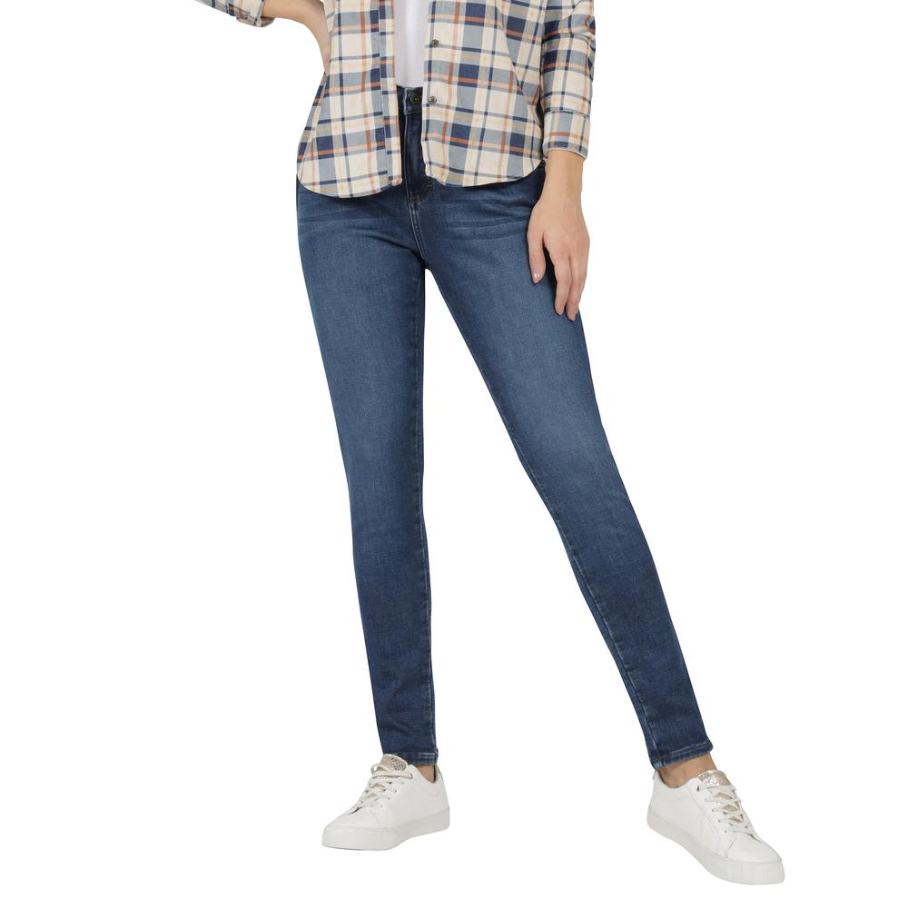 Jeans Mujer Lee Skinny Fit 445 Azul Marino