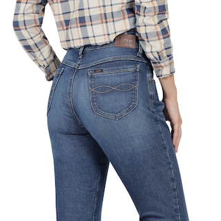 Foto 5 | Jeans Mujer Lee Skinny Fit 445 Azul Marino