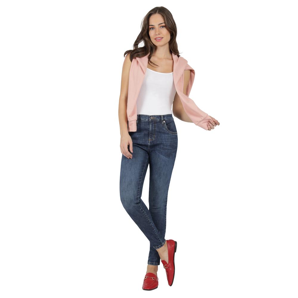 Foto 5 pulgar | Jeans Mujer Lee Skinny Fit 403 Azul Marino