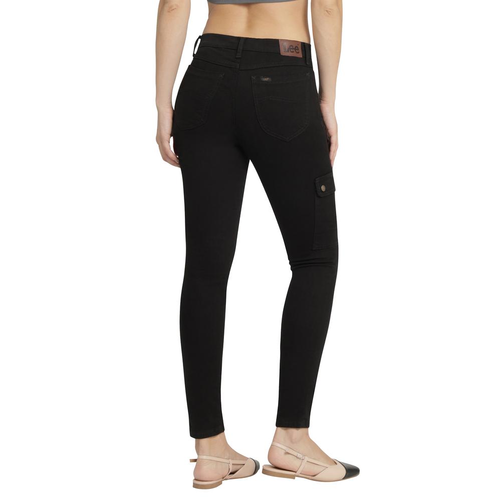 Foto 4 pulgar | Jeans Mujer Lee Skinny Fit 186 Negro