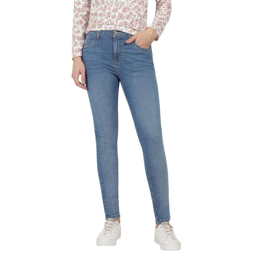 Jeans Mujer Lee Skinny Fit 408 Azul Marino