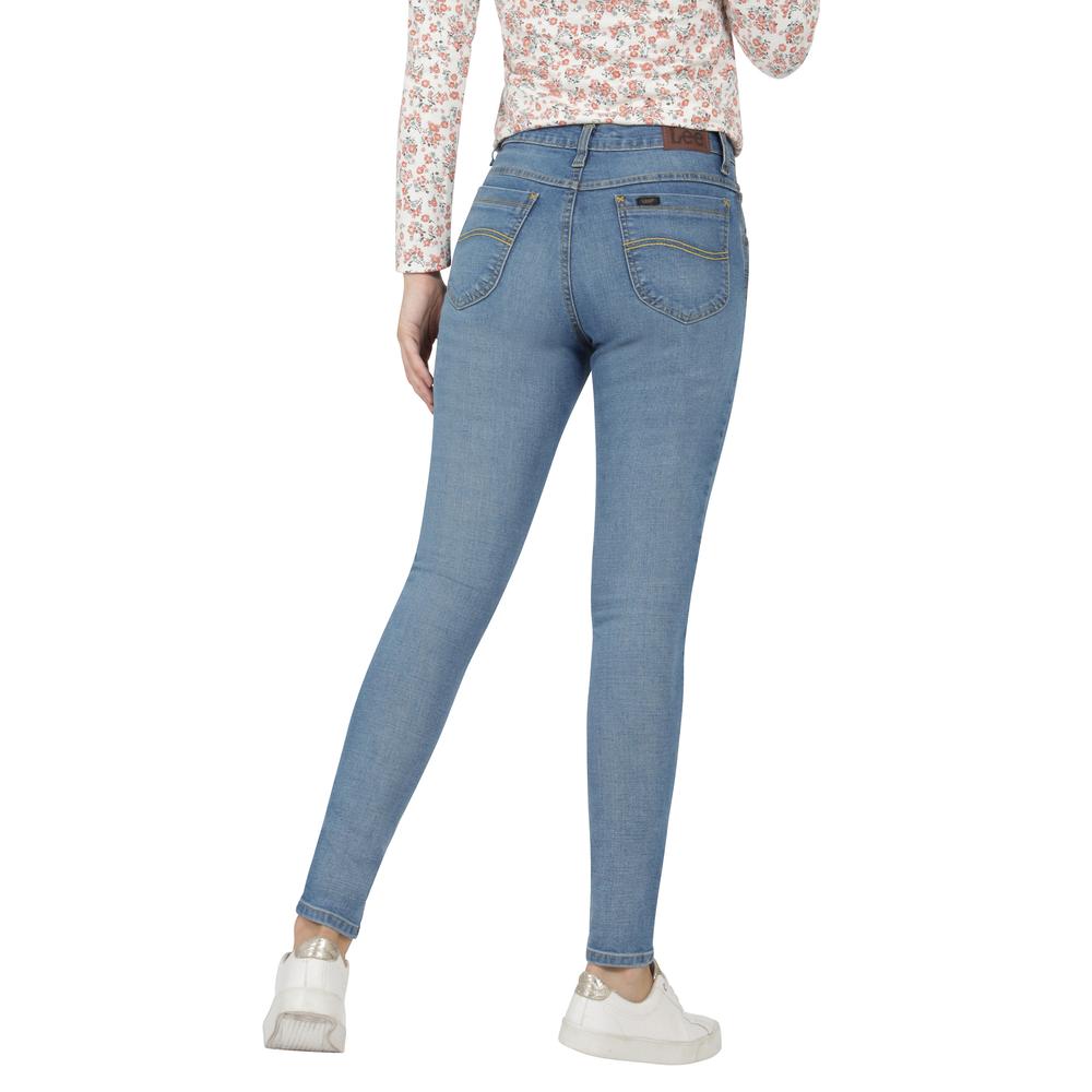 Foto 4 pulgar | Jeans Mujer Lee Skinny Fit 408 Azul Marino