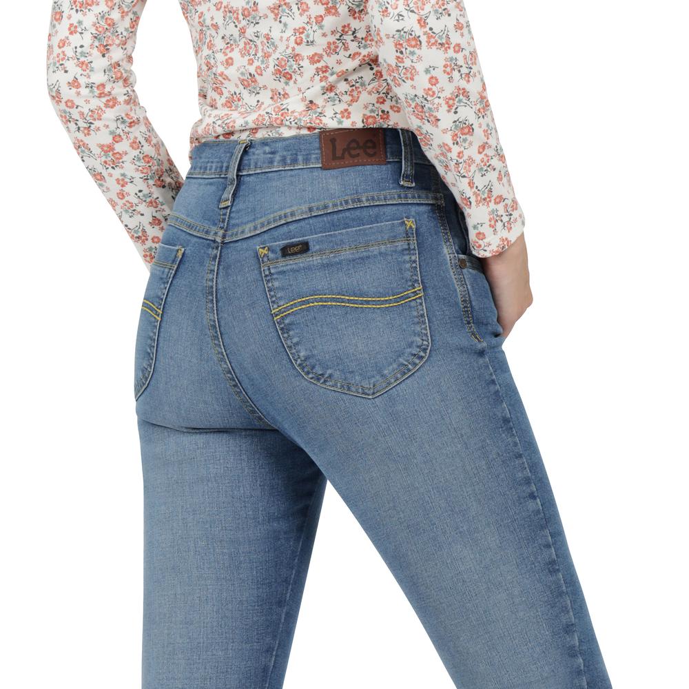 Foto 6 pulgar | Jeans Mujer Lee Skinny Fit 408 Azul Marino