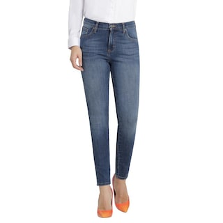 Foto 1 | Jeans Mujer Lee Skinny Fit 029 Azul