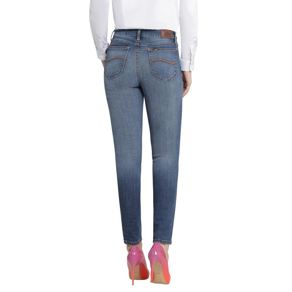 Foto 4 pulgar | Jeans Mujer Lee Skinny Fit 029 Azul