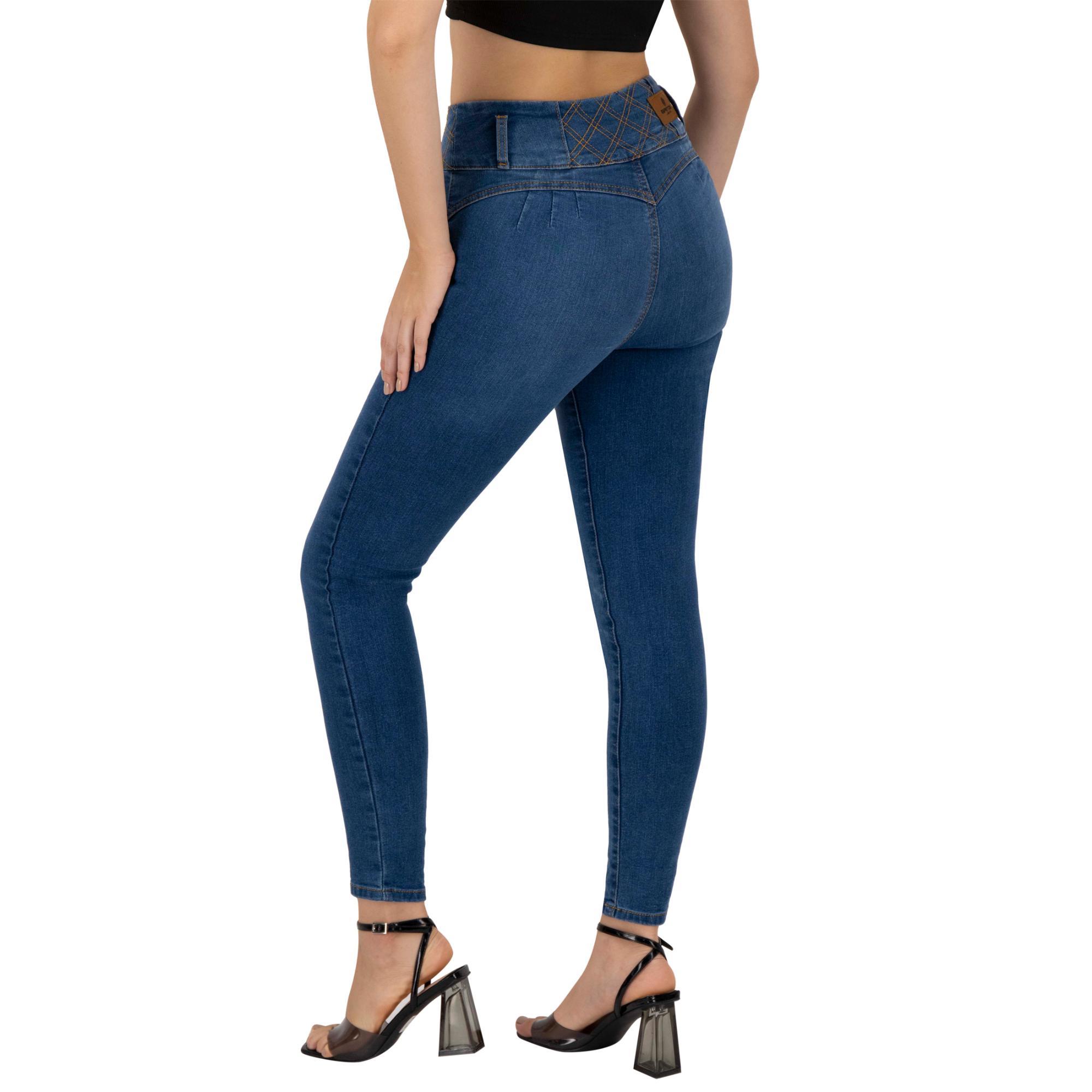 Foto 3 pulgar | Pantalón Skinny Britos Jeans Mujer Azul 025022
