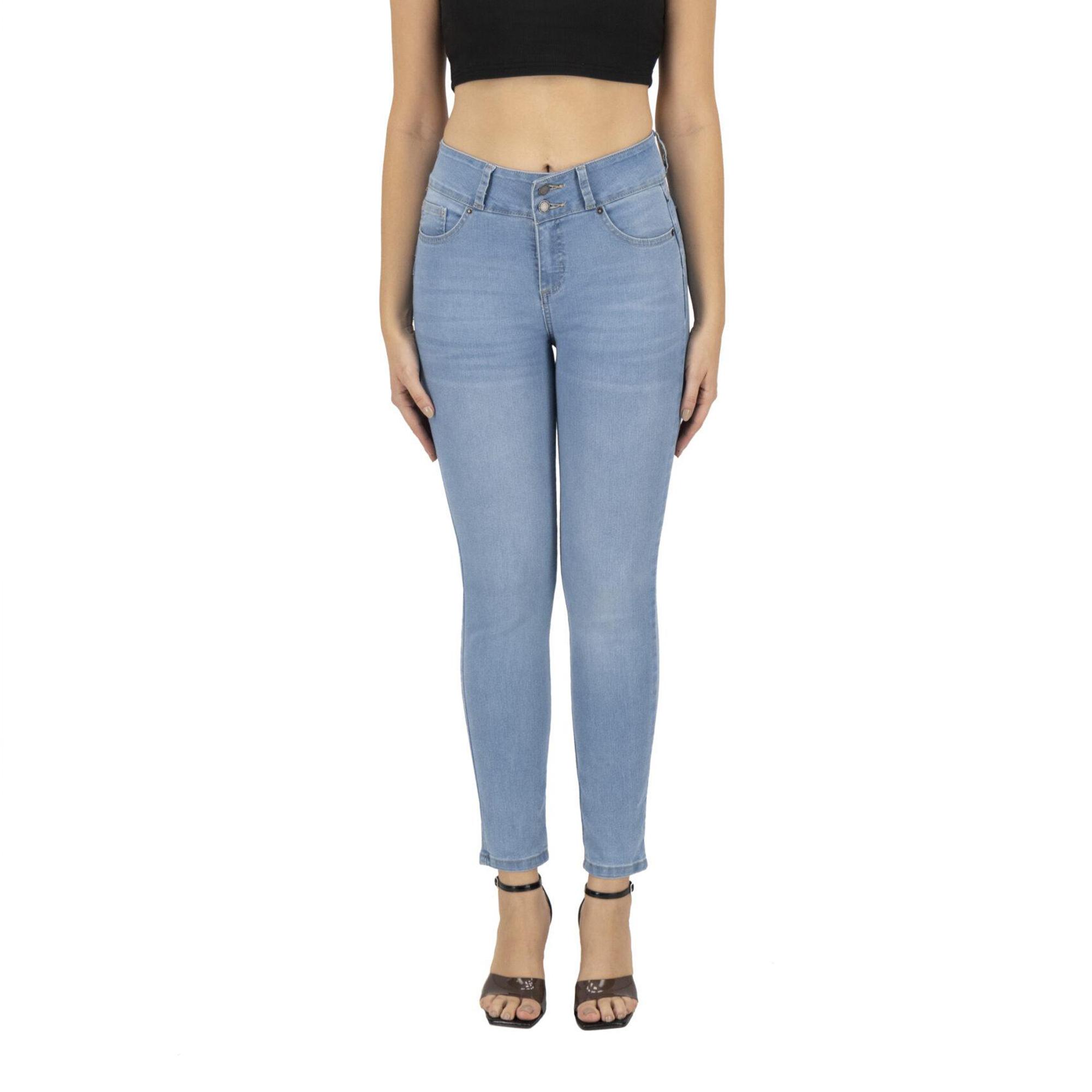 Pantalón Skinny Britos Jeans Mujer Azul Magic Pomp 025028
