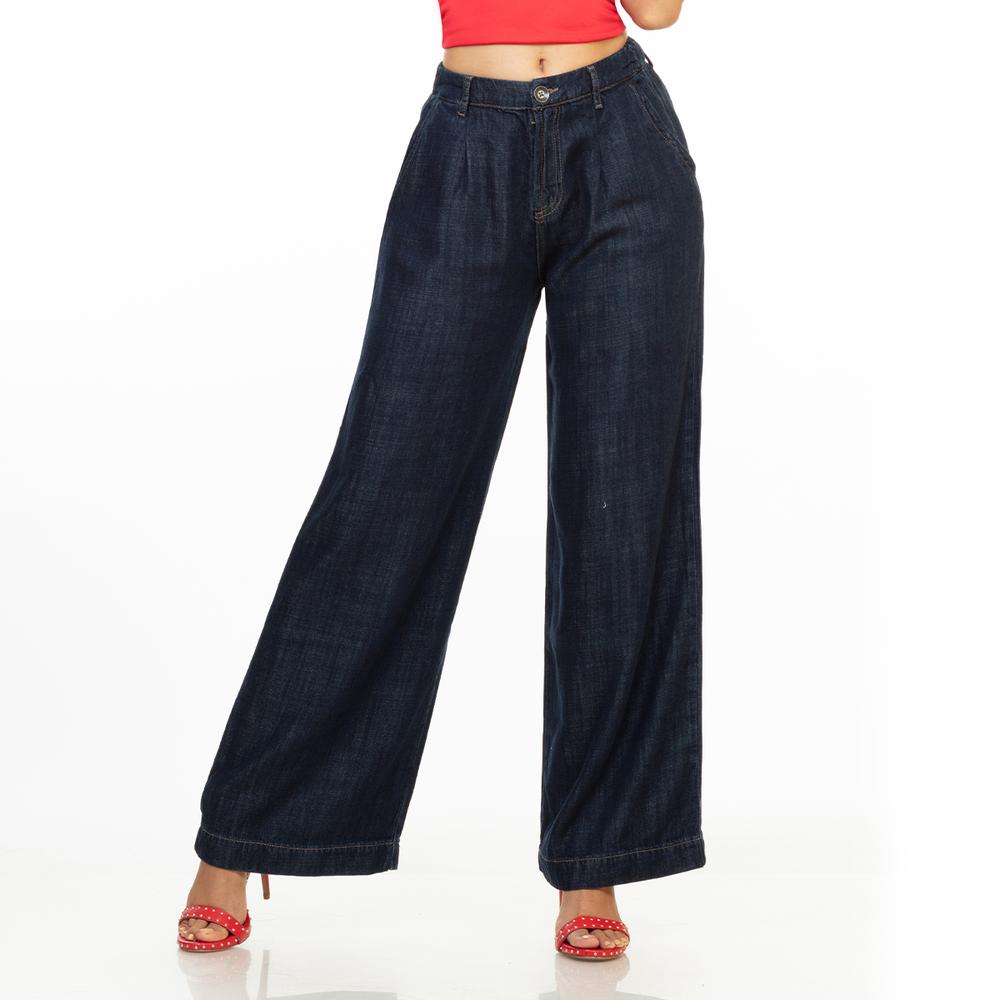 Foto 2 pulgar | Jeans Básicos Con Efecto Push Up Corte Skinny Azul Oscuro