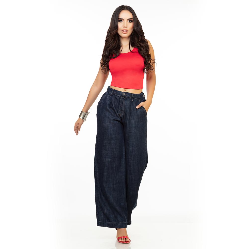 Foto 5 pulgar | Jeans Básicos Con Efecto Push Up Corte Skinny Azul Oscuro