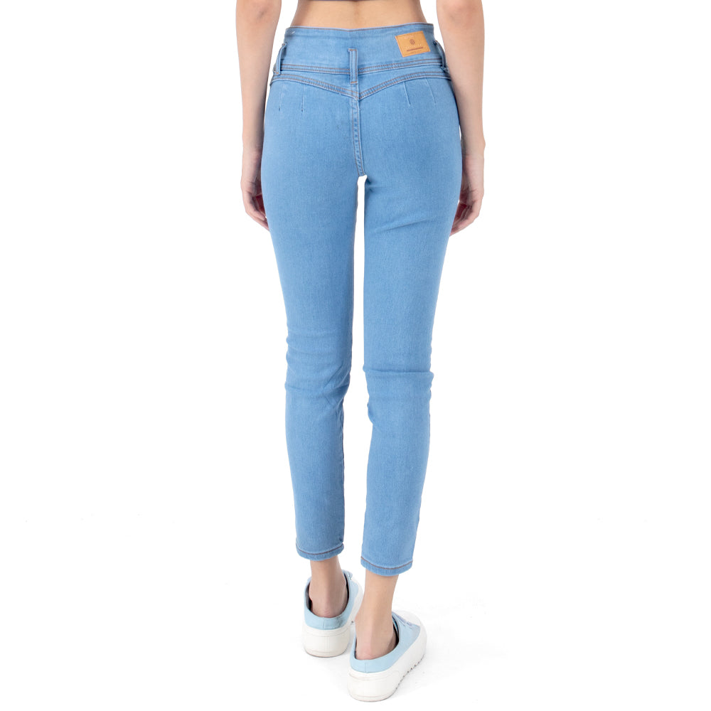 Foto 4 pulgar | Jeans Para Mujer Quarry Push Up Sin Bolsas