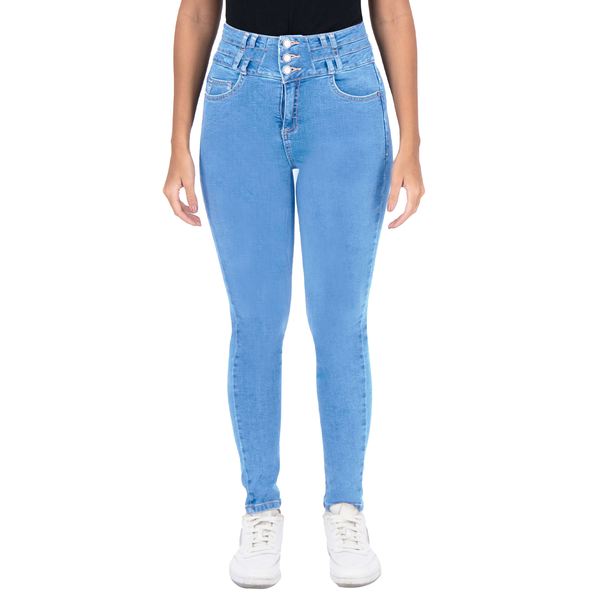 Foto 2 pulgar | Pantalón Skinny Britos Jeans Mujer Mezclilla 025584