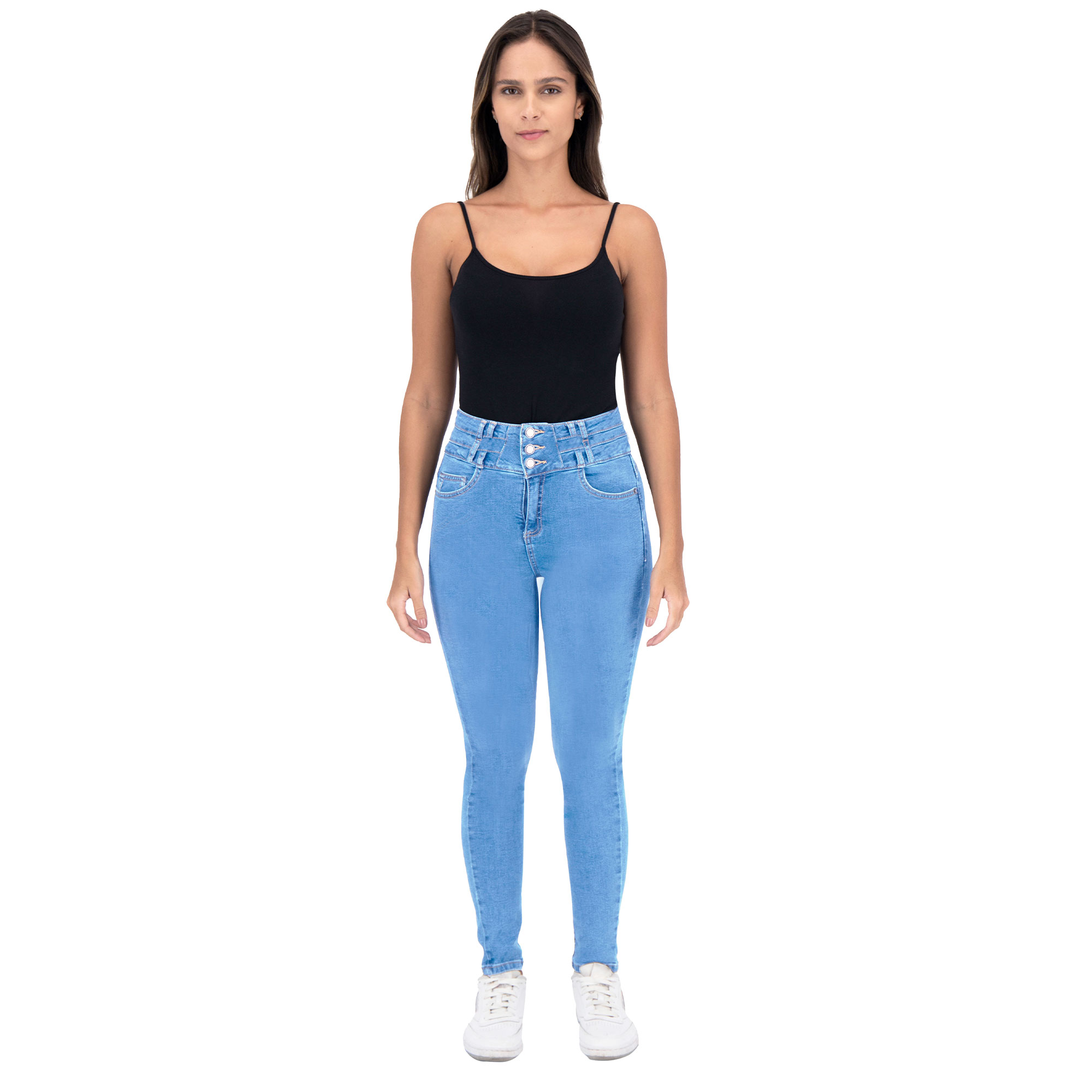Foto 4 pulgar | Pantalón Skinny Britos Jeans Mujer Mezclilla 025584