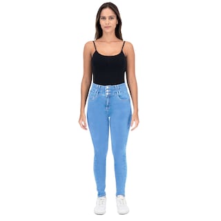 Foto 3 | Pantalón Skinny Britos Jeans Mujer Mezclilla 025584