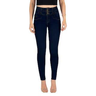 Foto 1 | Pantalón Skinny Britos Jeans Mujer Mezclilla 025106