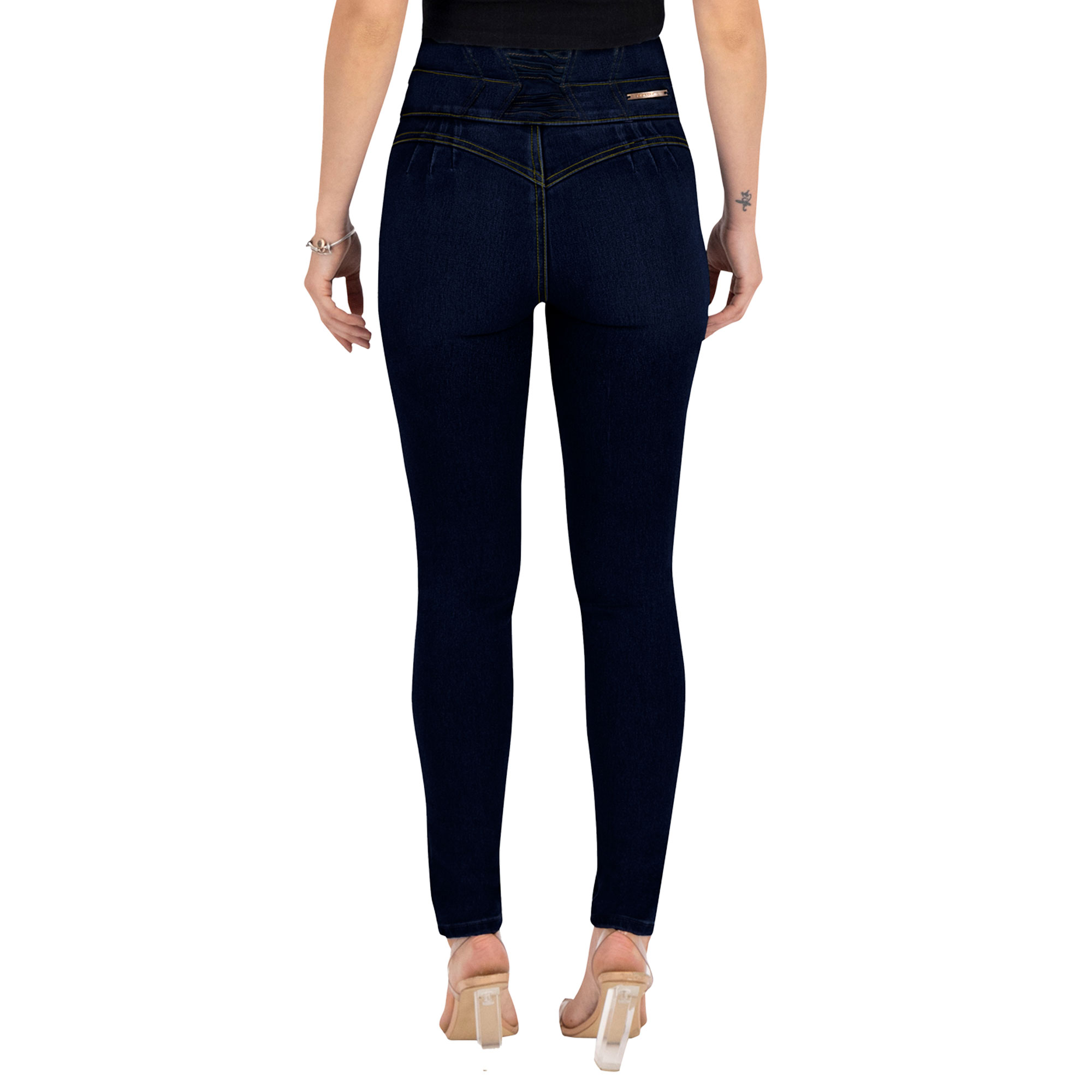 Foto 3 pulgar | Pantalón Skinny Britos Jeans Mujer Mezclilla 025106