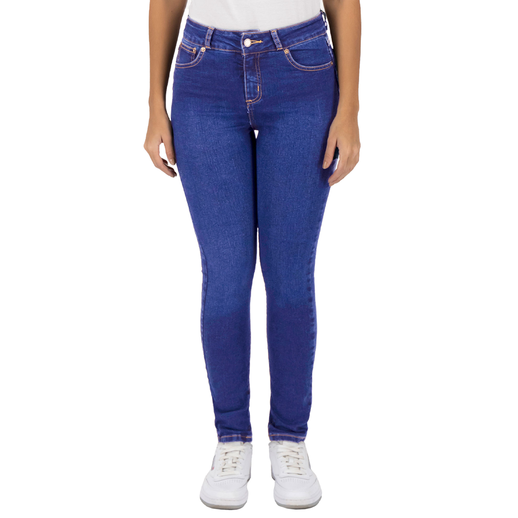 Foto 2 pulgar | Pantalón Skinny Britos Jeans Mujer Azul Mezclilla 025374