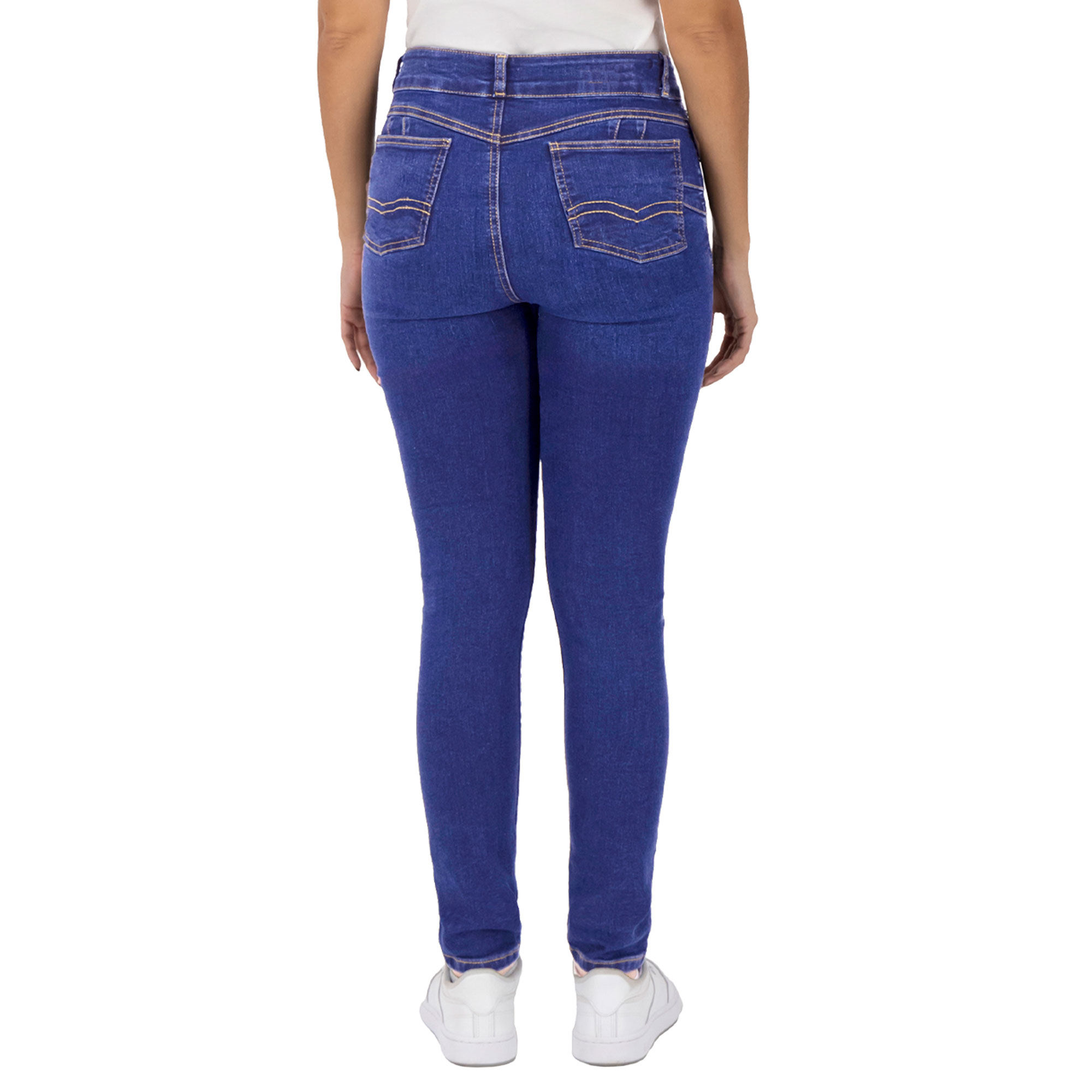 Foto 3 pulgar | Pantalón Skinny Britos Jeans Mujer Azul Mezclilla 025374