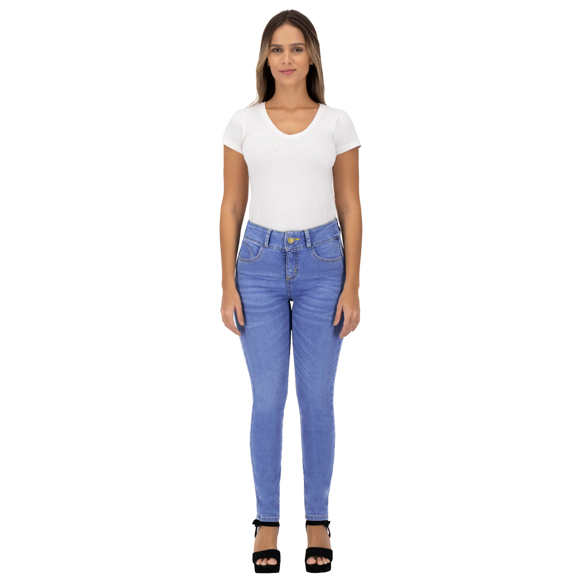 Foto 4 pulgar | Pantalón Skinny Britos Jeans para Mujer