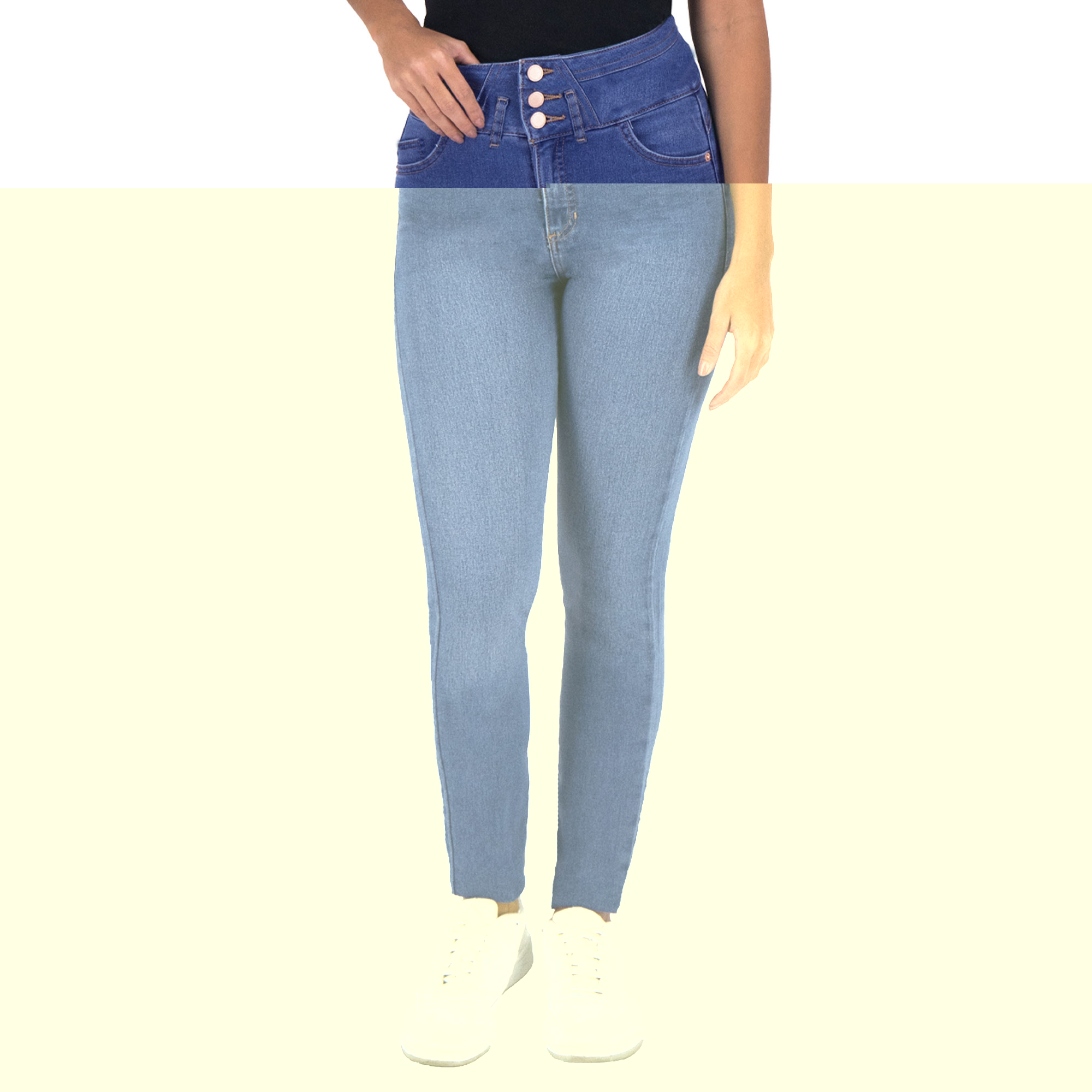 Pantalón Skinny Britos Jeans Mujer Mezclilla 025379