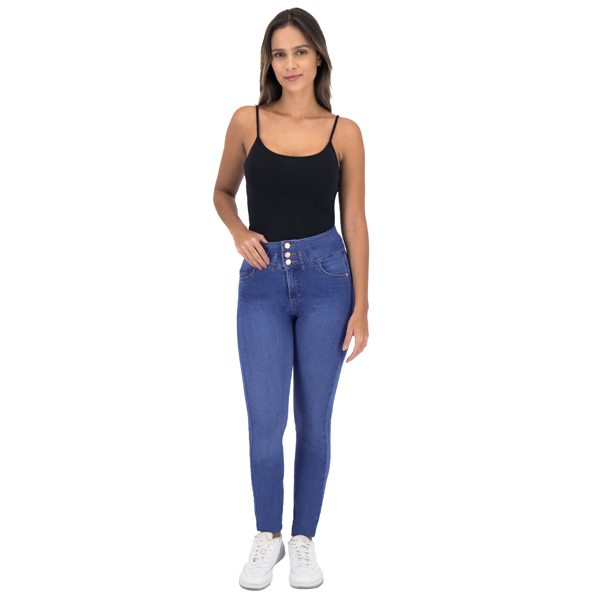 Foto 4 pulgar | Pantalón Skinny Britos Jeans Mujer Mezclilla 025379