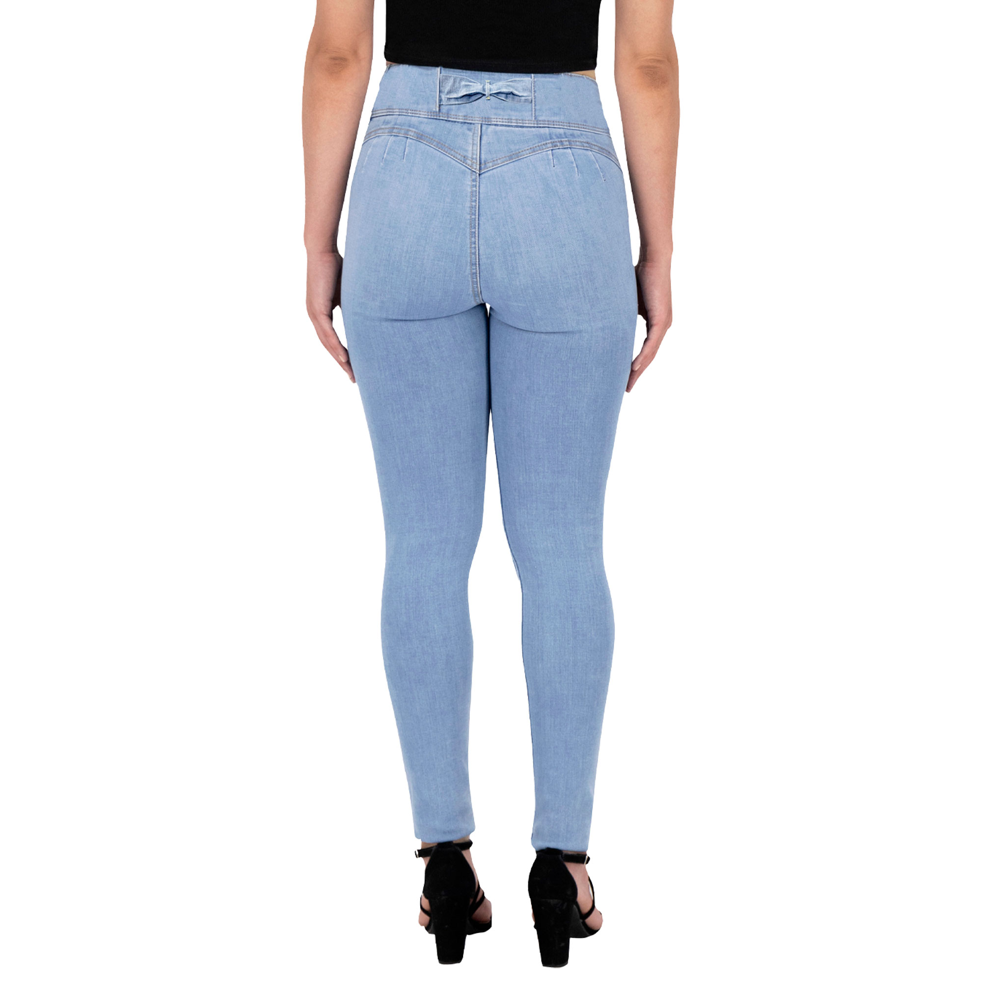 Foto 2 | Pantalón Skinny Britos Jeans Mujer Mezclilla 025537