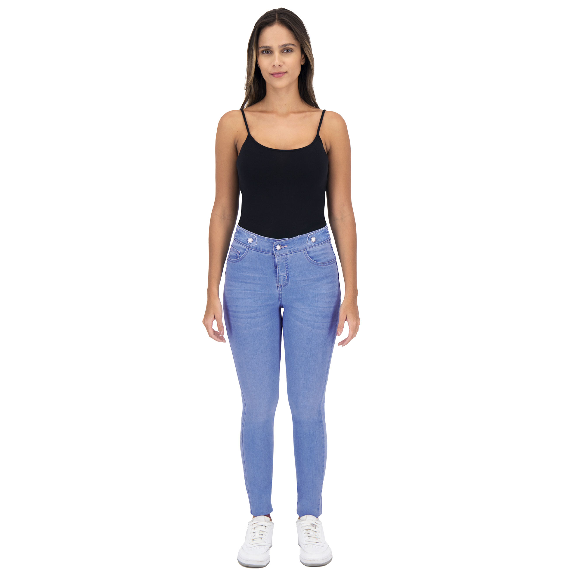 Foto 4 pulgar | Pantalón Skinny Britos Jeans Mujer Mezclilla Azul 025099