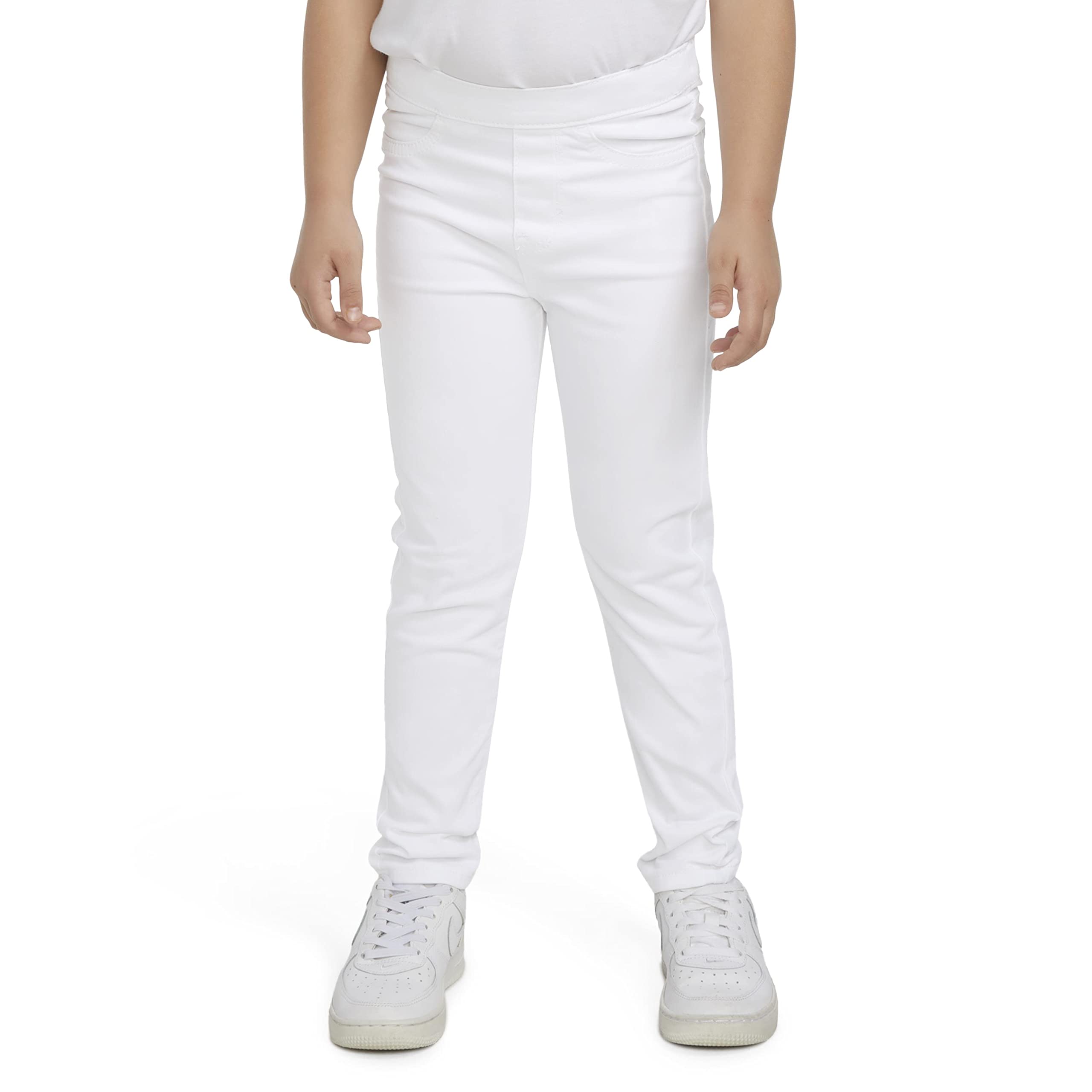 Foto 3 pulgar | Jersey Jeggings Levi's Para Niñas, Ajustado, Color Blanco, Talla 12 - Venta Internacional.