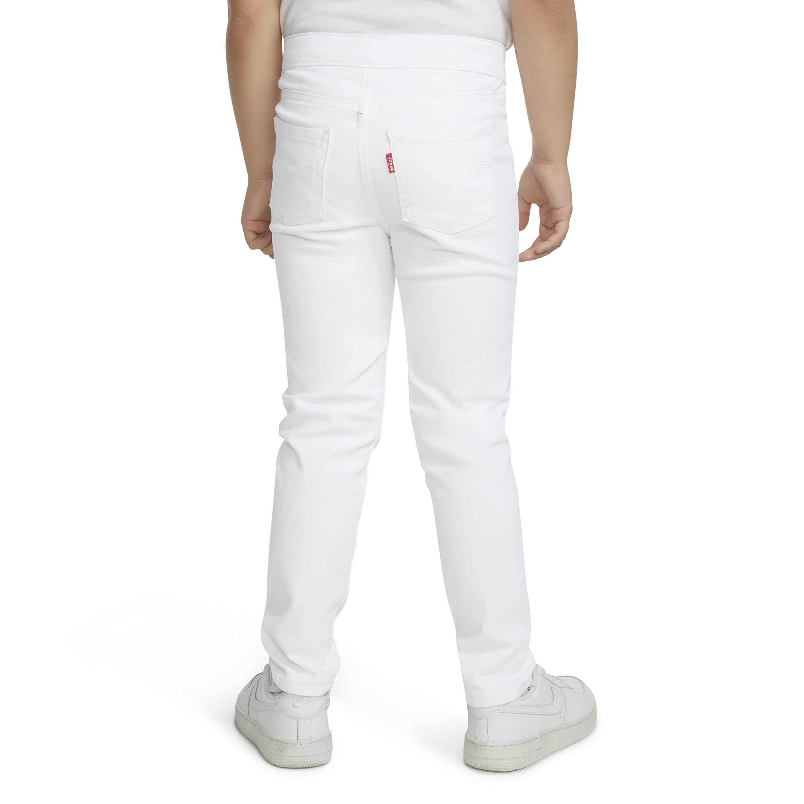 Foto 4 pulgar | Jersey Jeggings Levi's Para Niñas, Ajustado, Color Blanco, Talla 12 - Venta Internacional.