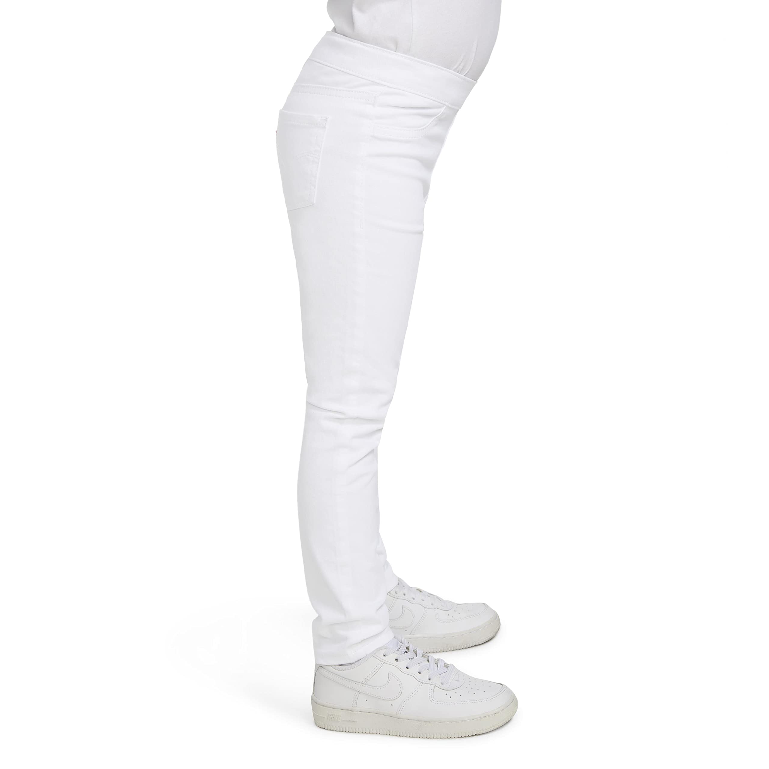 Foto 5 pulgar | Jersey Jeggings Levi's Para Niñas, Ajustado, Color Blanco, Talla 12 - Venta Internacional.