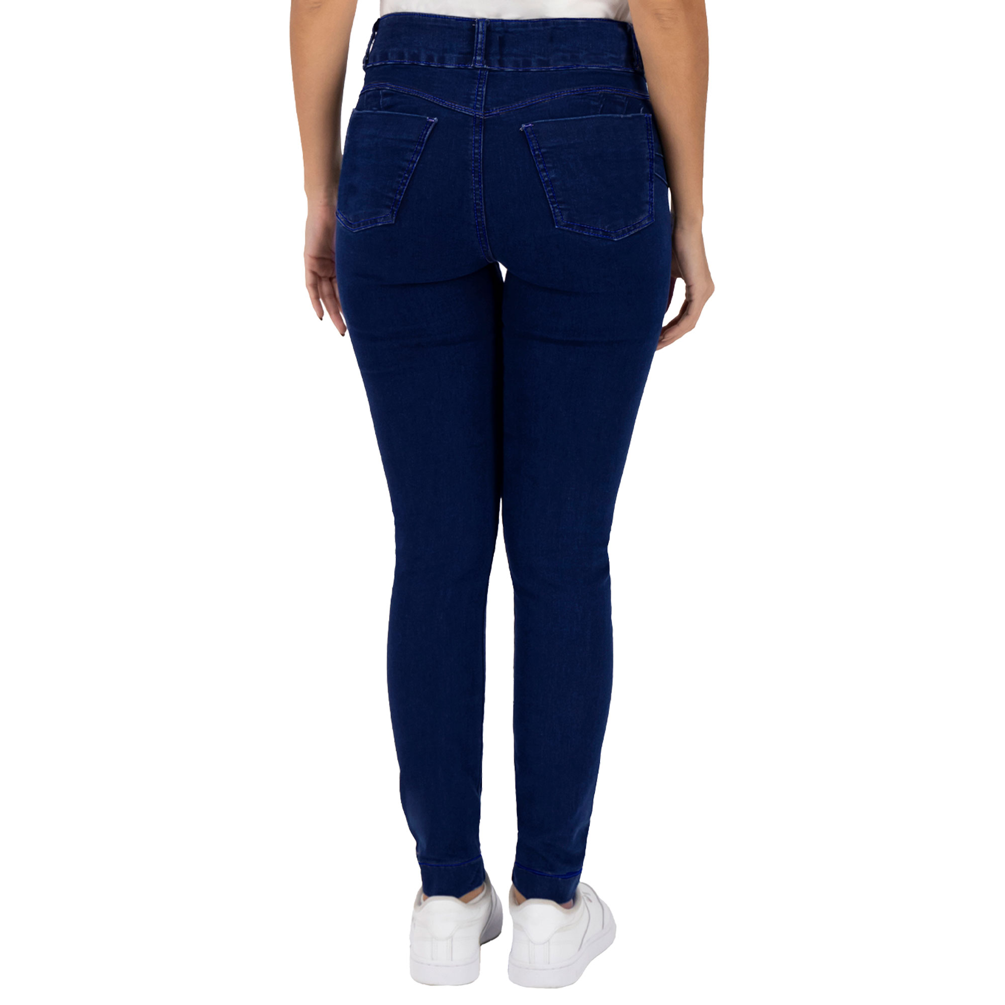 Foto 2 | Pantalón Skinny Britos Jeans Mujer Mezclilla Azul 025373