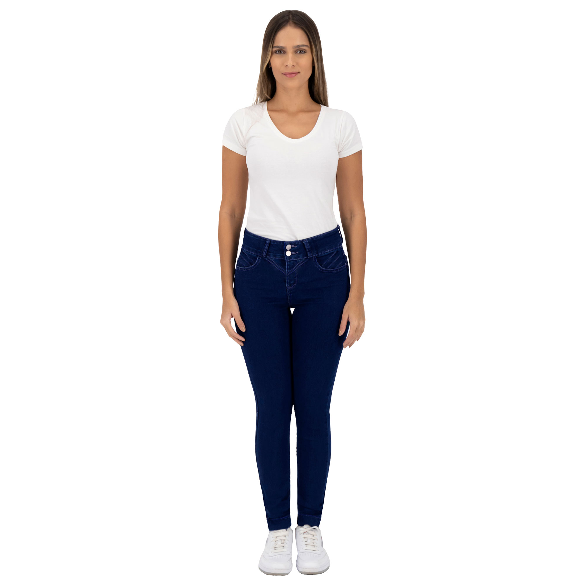 Foto 4 pulgar | Pantalón Skinny Britos Jeans Mujer Mezclilla Azul 025373