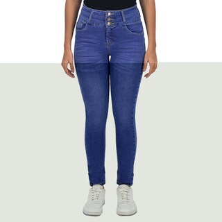Foto 1 | Pantalón Skinny Britos Jeans Mujer Mezclilla Azul 025535