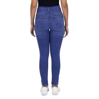 Foto 2 | Pantalón Skinny Britos Jeans Mujer Mezclilla Azul 025535