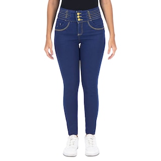Foto 1 | Pantalón Skinny Britos Jeans Mujer Mezclilla Azul 025561