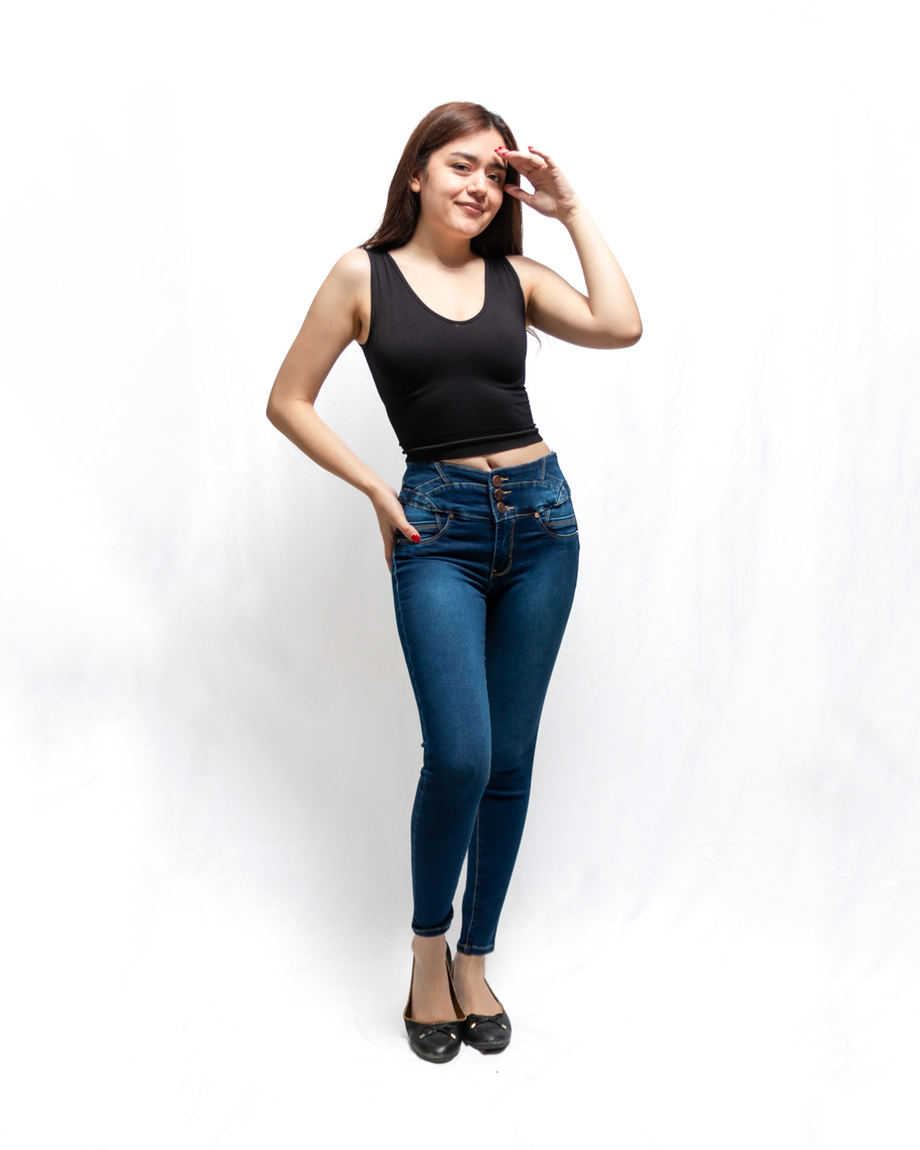 Foto 2 pulgar | Jeans Colombiano Dama Skinny Fitlit