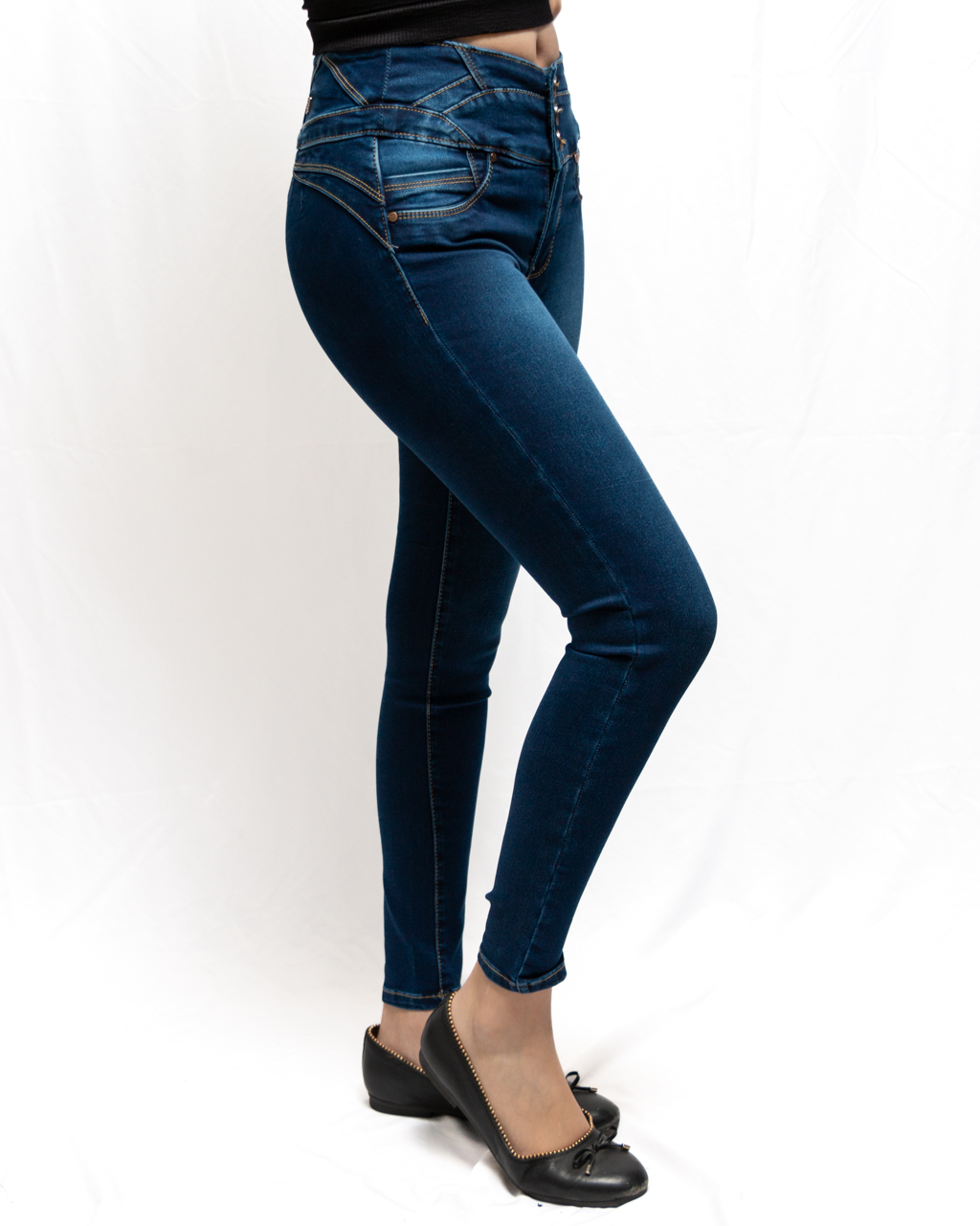 Foto 4 pulgar | Jeans Colombiano Dama Skinny Fitlit