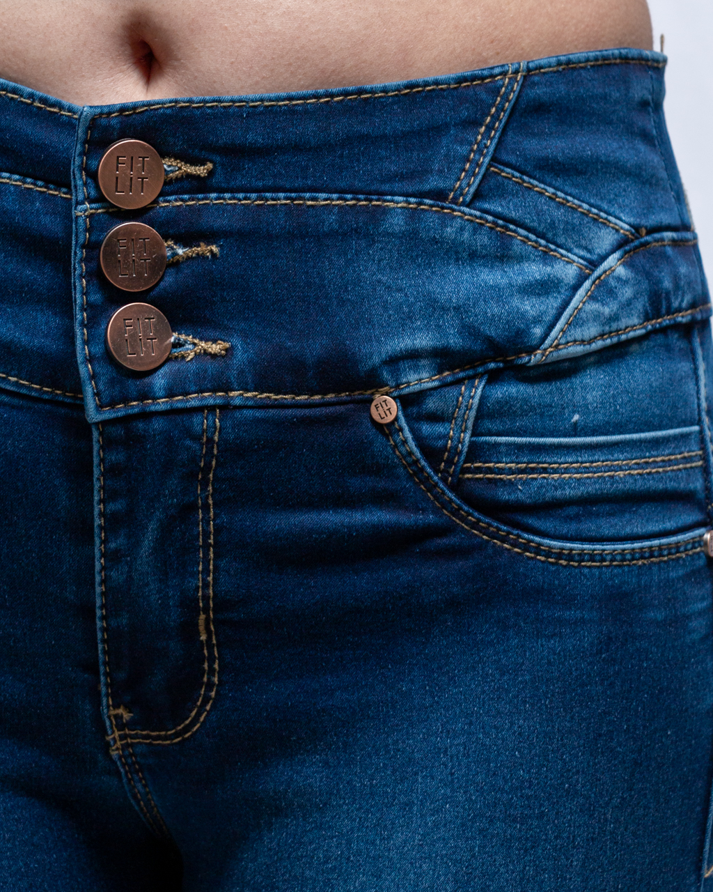 Foto 5 pulgar | Jeans Colombiano Dama Skinny Fitlit