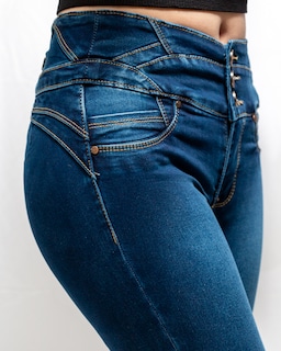 Foto 5 | Jeans Colombiano Dama Skinny Fitlit