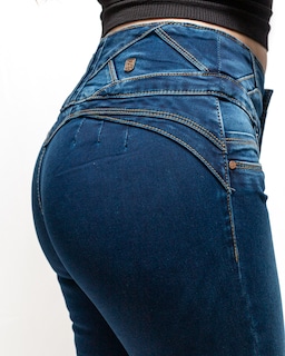 Foto 6 | Jeans Colombiano Dama Skinny Fitlit