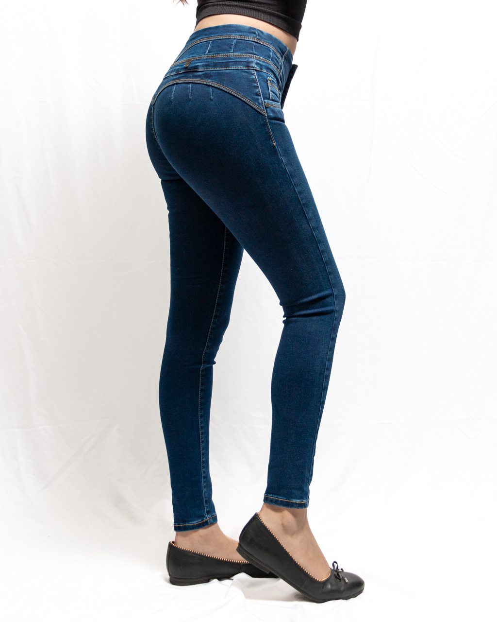 Foto 4 pulgar | Jeans Colombiano Dama Skinny Fitlit