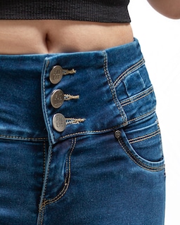Foto 6 | Jeans Colombiano Dama Skinny Fitlit