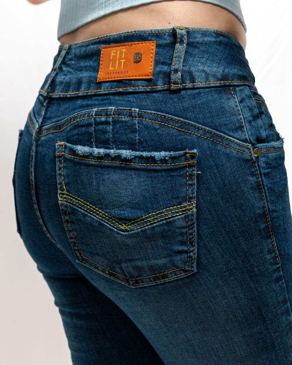 Foto 3 pulgar | Jeans Skinny De Dama  Fitlit