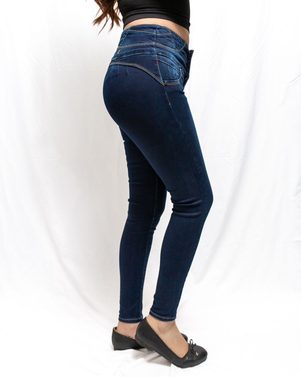 Foto 3 pulgar | Jeans Colombiano Dama Skinny Fitlit