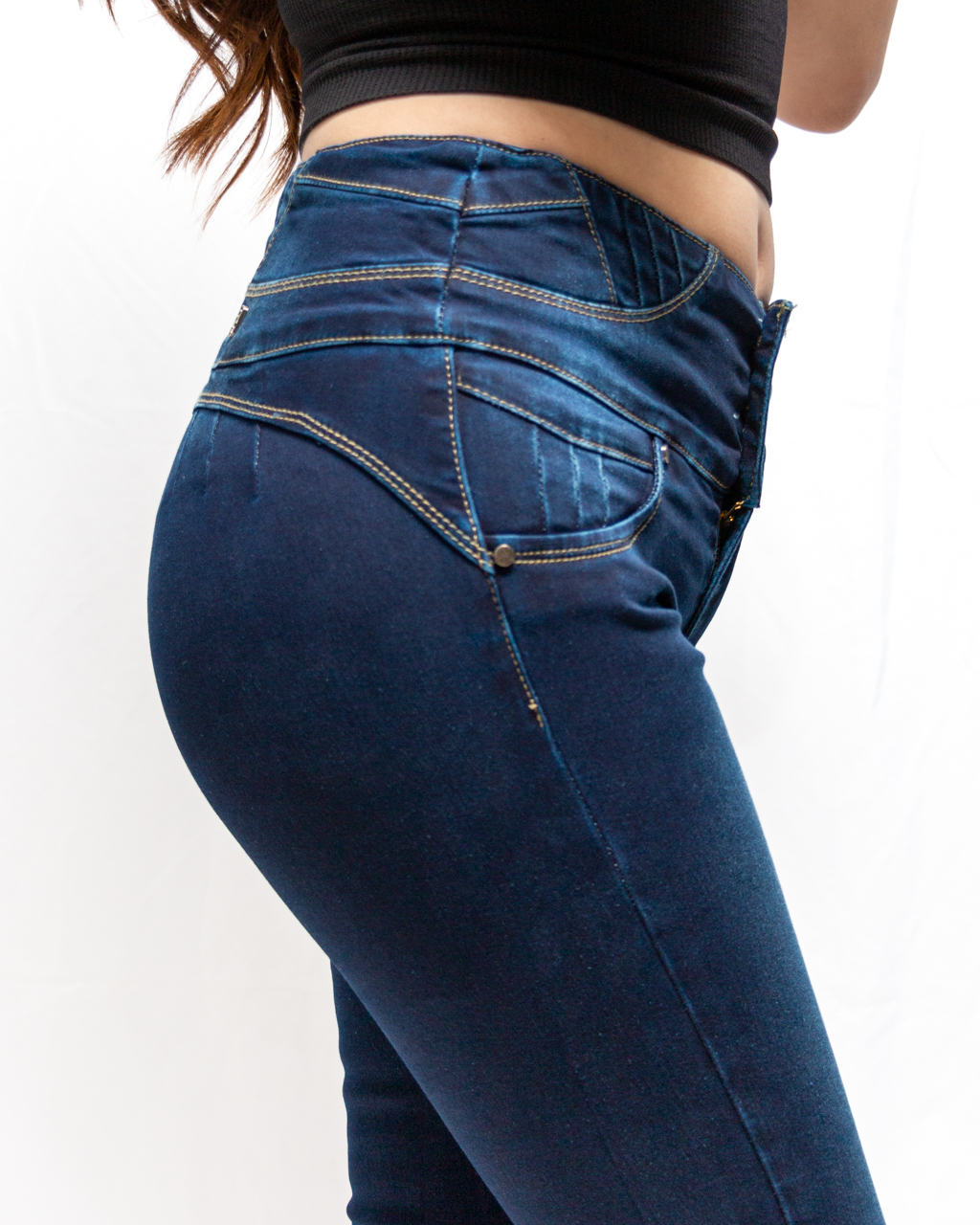Foto 4 pulgar | Jeans Colombiano Dama Skinny Fitlit