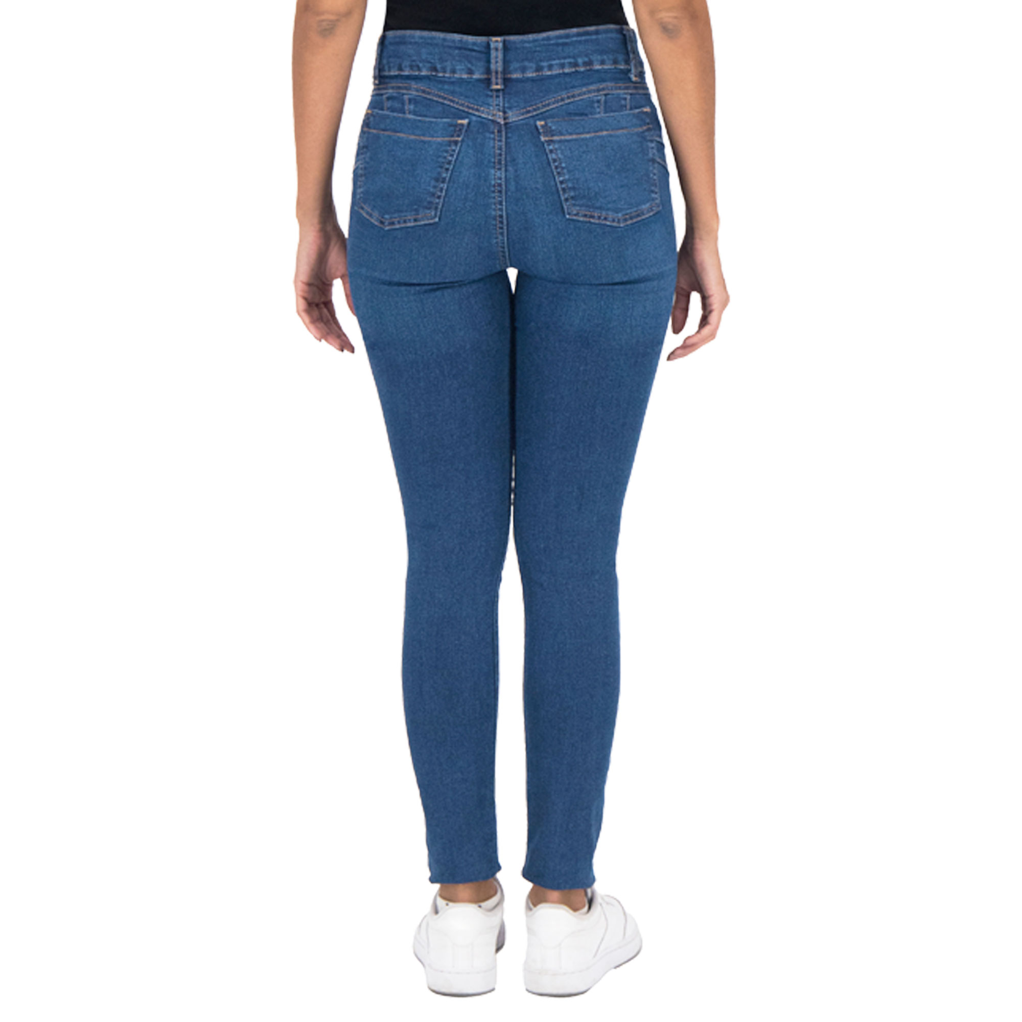Foto 3 pulgar | Pantalón Skinny Britos Jeans Mujer Mezclilla Azul 025575