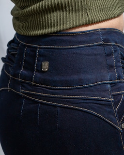 Foto 5 | Jeans Colombiano Dama Skinny Fitlit