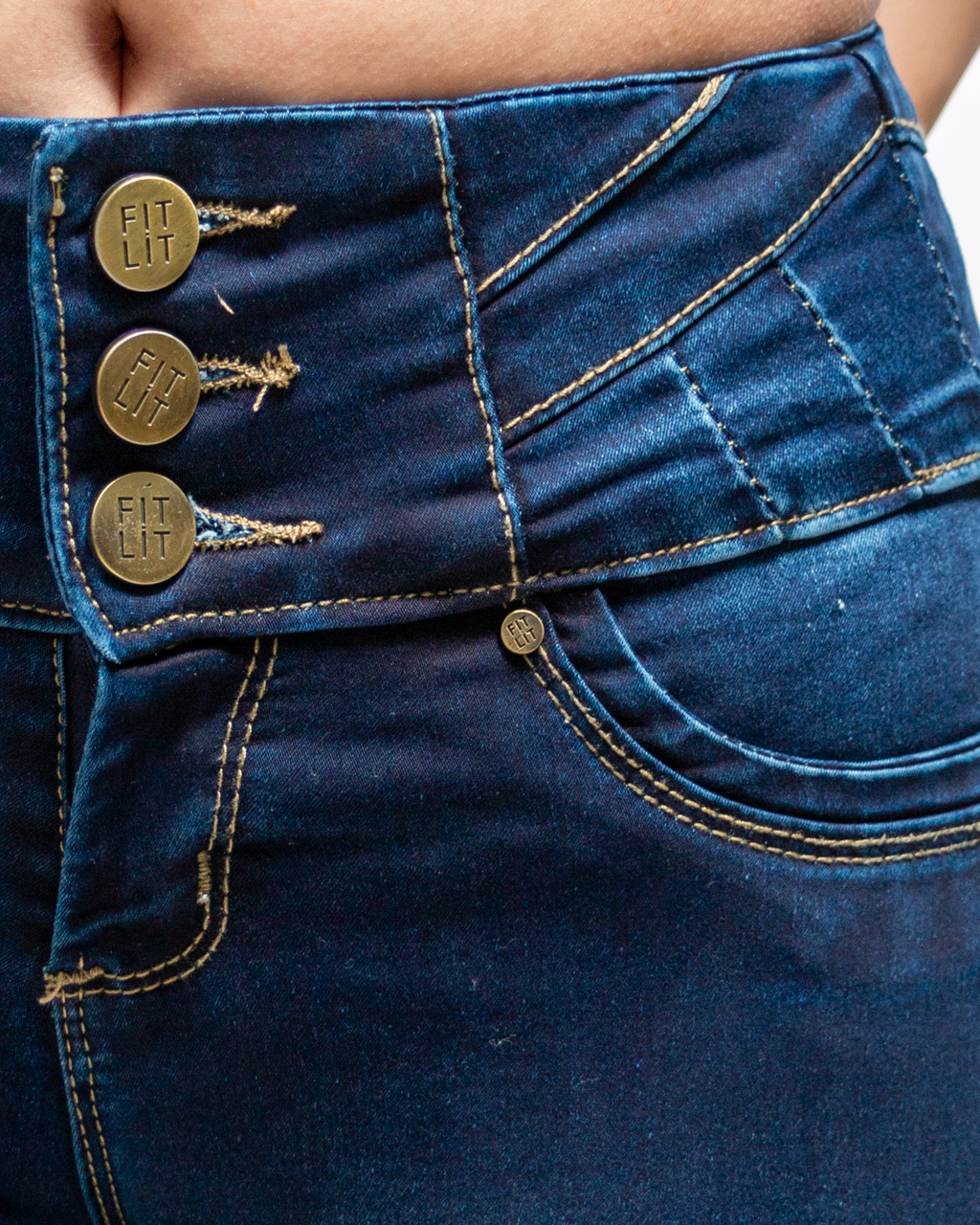 Foto 5 pulgar | Jeans Colombiano Dama Skinny Fitlit