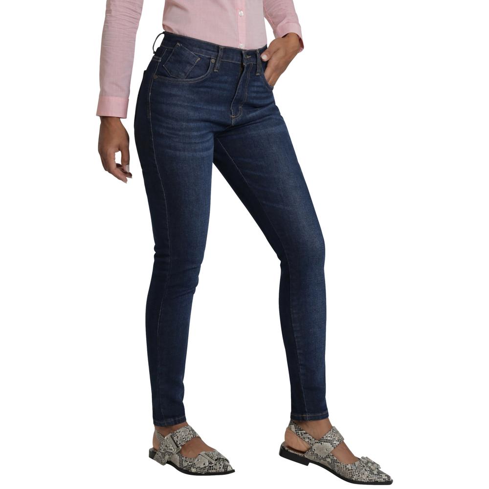 Foto 3 pulgar | Jeans Lee Mujer Quality Genuine Skinny 750 Azul Marino
